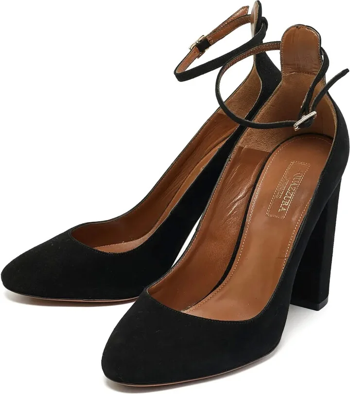 pre-owned 100mm Alix block-heel ankle-strap pumps - Image 3