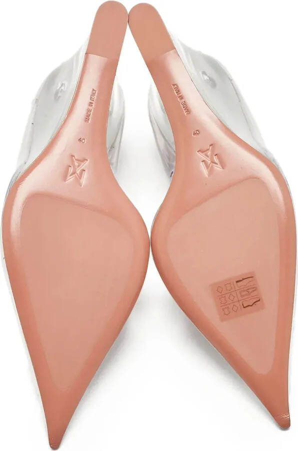 pre-owned 100mm Ane Glass pumps - Image 4