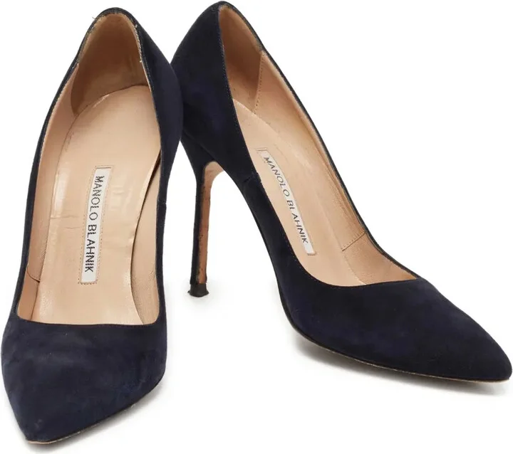 pre-owned 100mm BB pointed-toe pumps - Image 3
