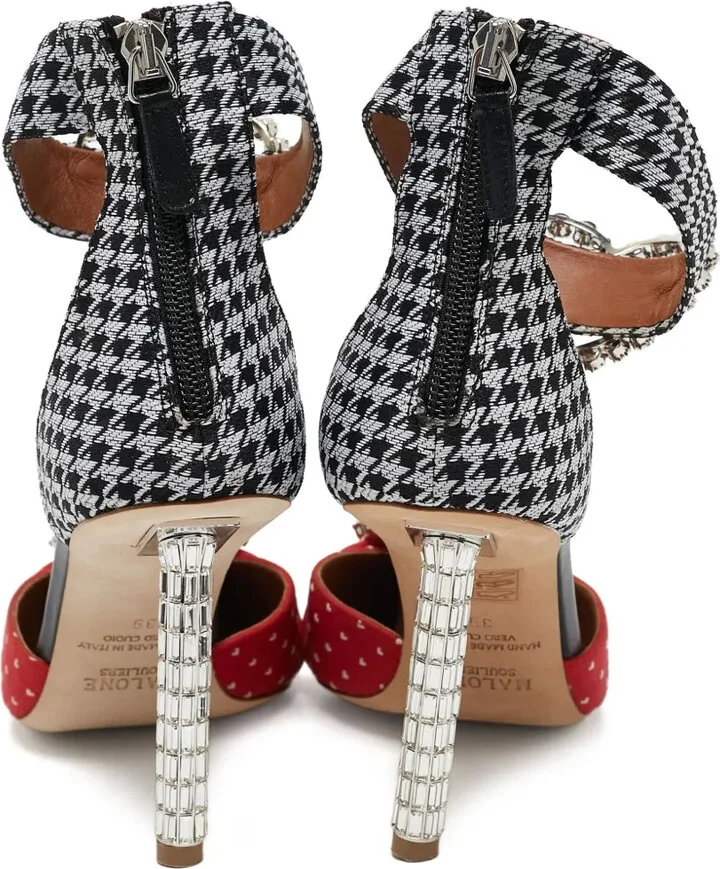 pre-owned 100mm Camille heart-buckle pumps - Image 3