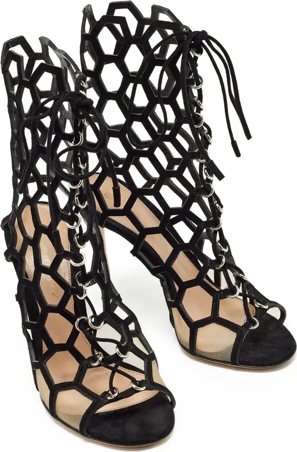 Pre-Owned 100mm Cut-Out Sandals - Image 2
