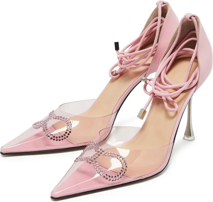 Pre-Owned 100mm Embellished Pumps - Image 2
