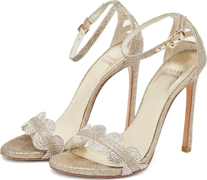 Pre-Owned 100mm Embellished Sandals - Image 3