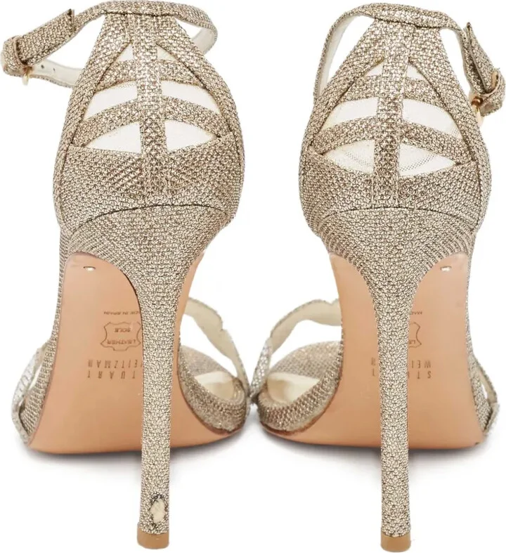 Pre-Owned 100mm Embellished Sandals - Image 4