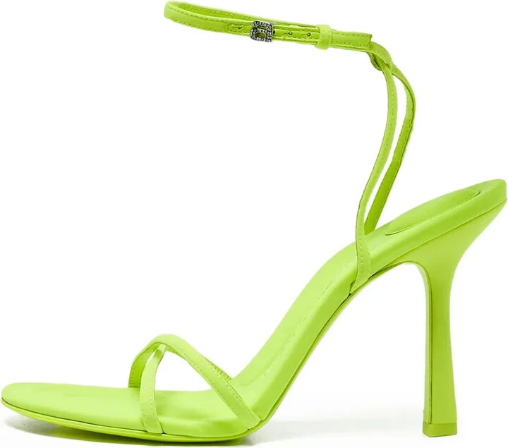 Pre-Owned 100mm High-Heeled Sandals