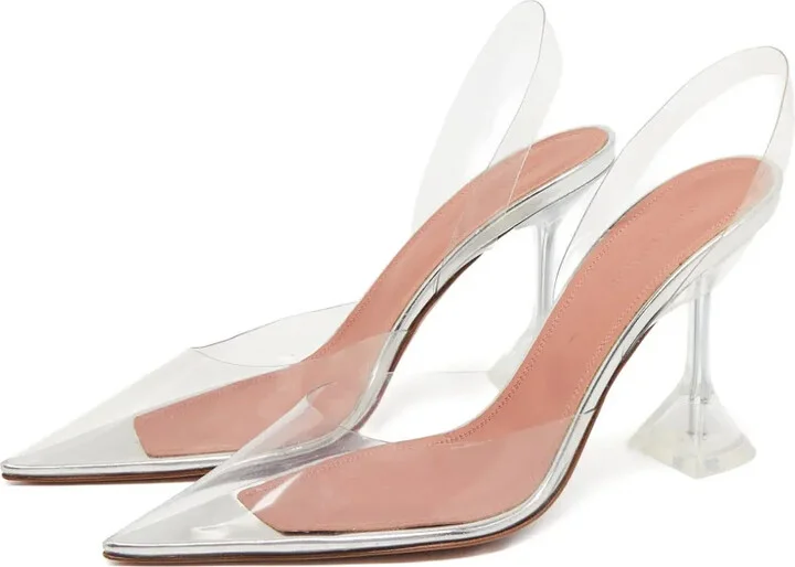 pre-owned 100mm Holli slingback pumps - Image 2