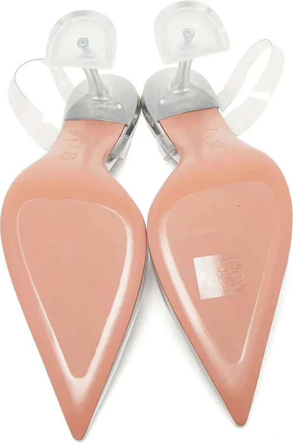 pre-owned 100mm Holli slingback pumps - Image 4