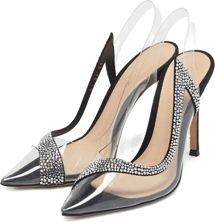 pre-owned 100mm Hortensia pumps - Image 2