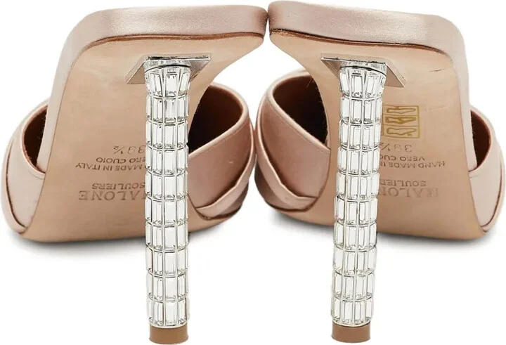 pre-owned 100mm Josephine mules - Image 4