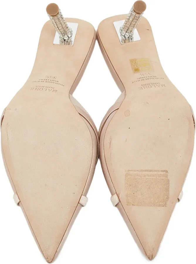 pre-owned 100mm Josephine mules - Image 5