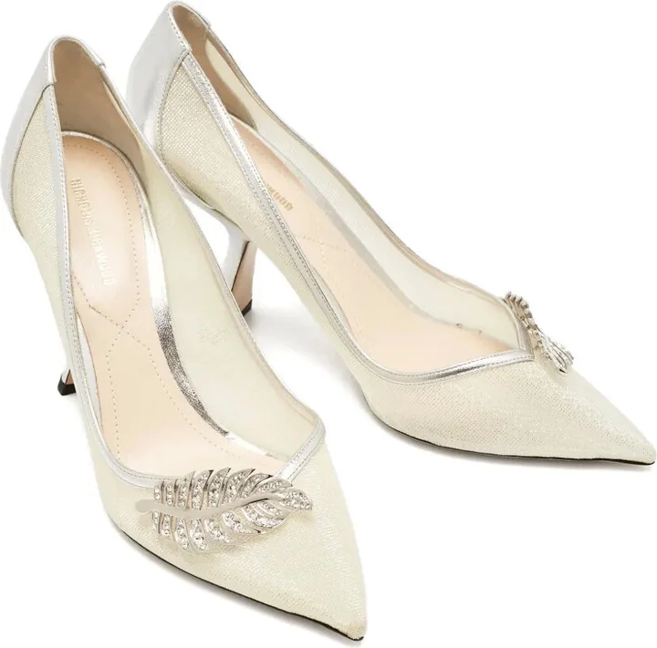 Pre-Owned 100mm Leaf-Detail Pumps - Image 2
