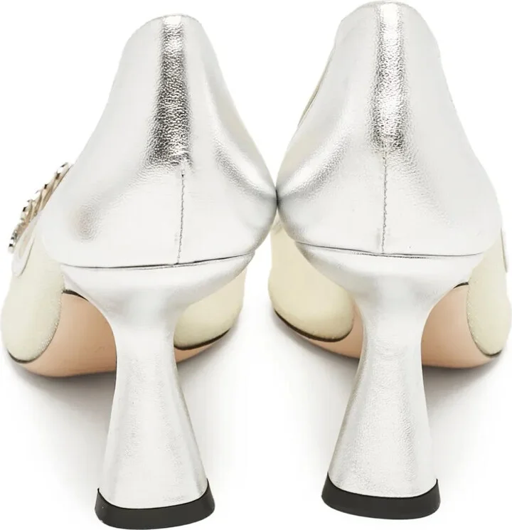 Pre-Owned 100mm Leaf-Detail Pumps - Image 3
