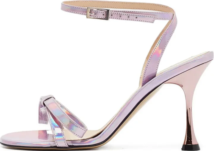 Pre-Owned 100mm leather sandals