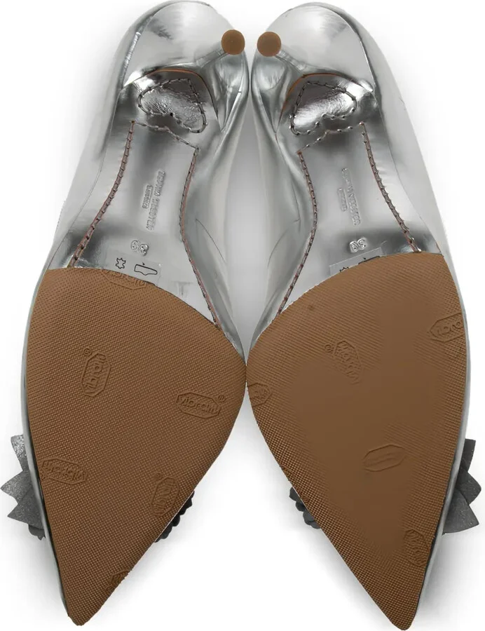 pre-owned 100mm Lilico metallic pumps - Image 5
