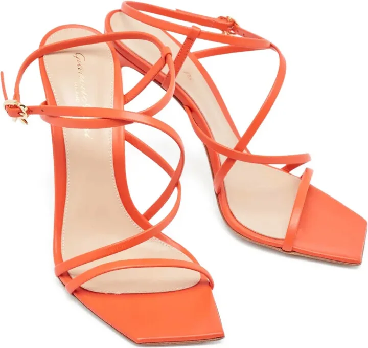 pre-owned 100mm Manilla strappy sandals - Image 4