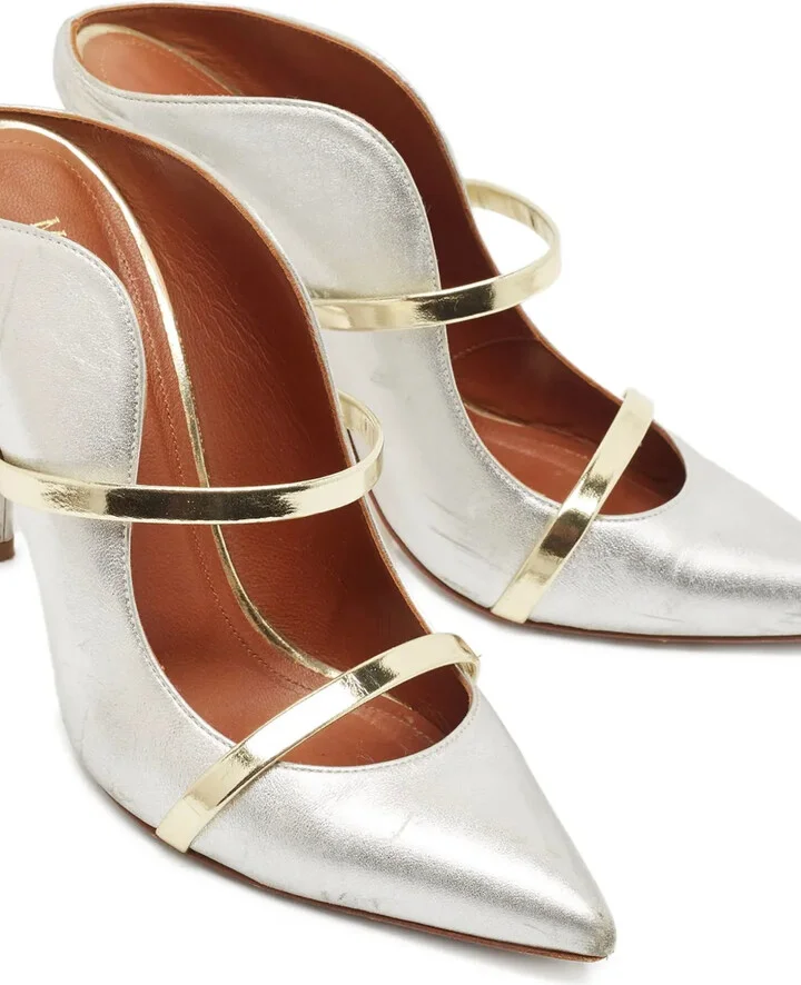 pre-owned 100mm Maureen mules - Image 2
