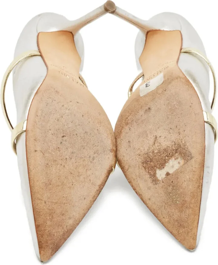 pre-owned 100mm Maureen mules - Image 5