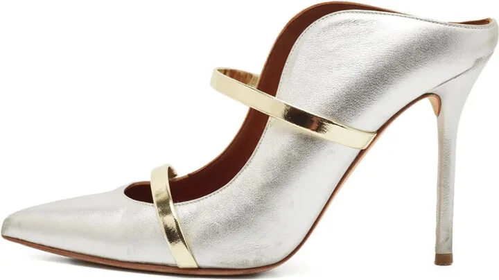 pre-owned 100mm Maureen mules