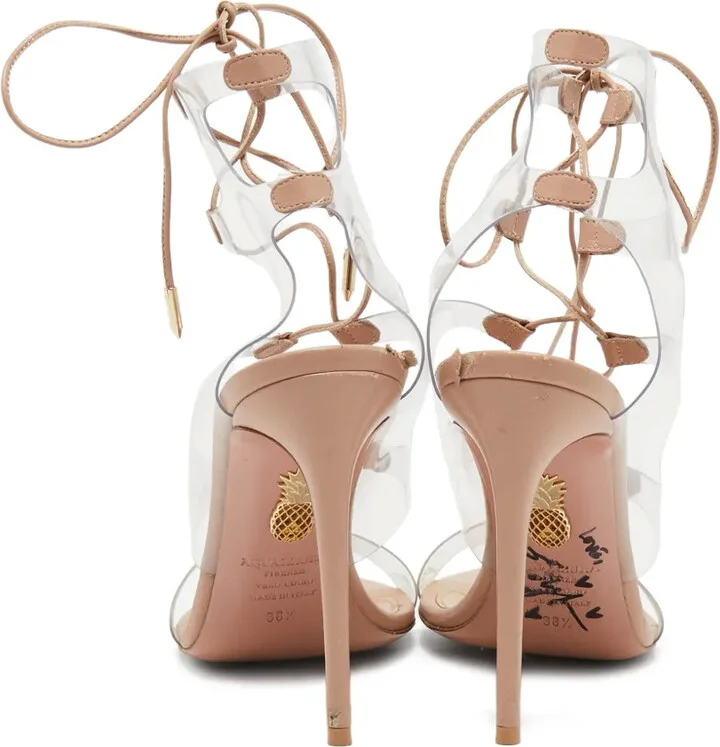 pre-owned 100mm Milos strappy sandals - Image 3