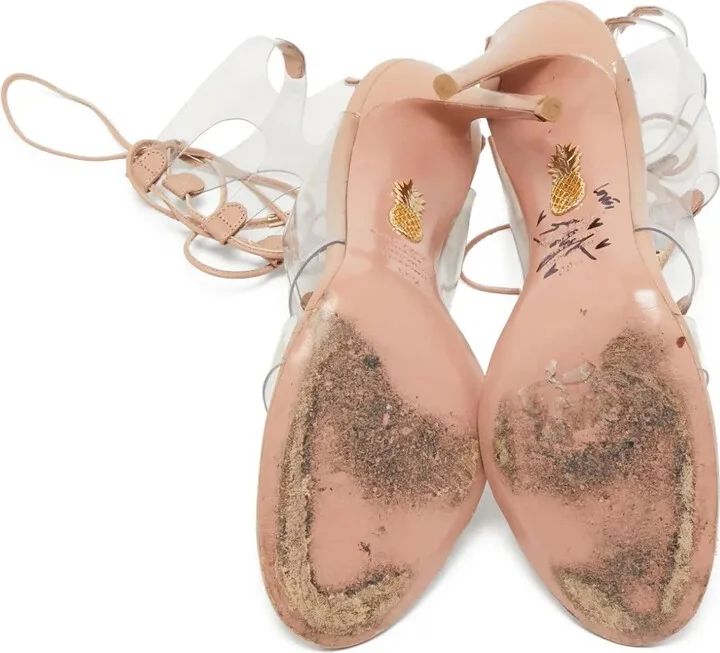 pre-owned 100mm Milos strappy sandals - Image 5