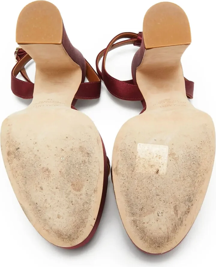 Pre-Owned 100mm Platform Sandals - Image 4