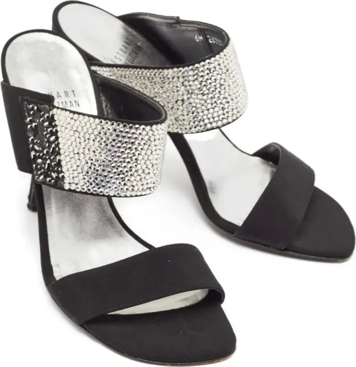Pre-Owned 100mm Rhinestone-Embellished Sandals - Image 2