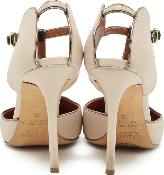 pre-owned 100mm Sadie two-tone pointed-toe pumps - Image 3