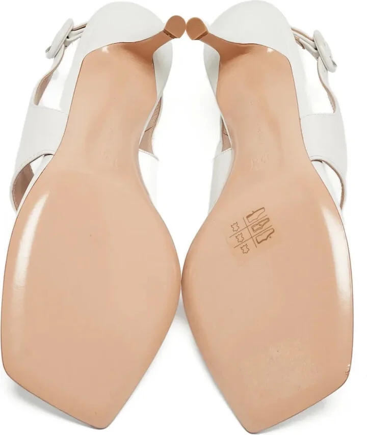 Pre-Owned 100mm Slingback Sandals - Image 5