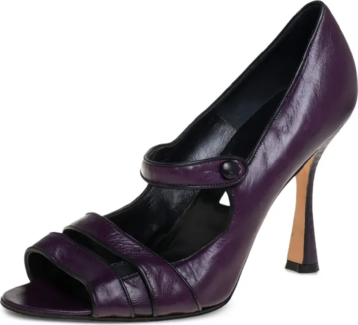 Pre-Owned 100mm Strap-Detail Heels - Image 2