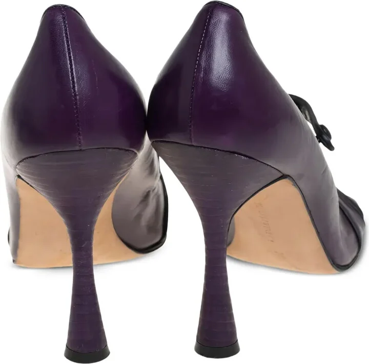 Pre-Owned 100mm Strap-Detail Heels - Image 4