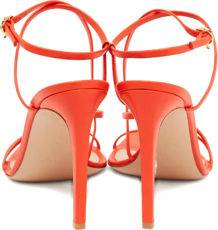 Pre-owned 100mm strappy sandals - Image 3
