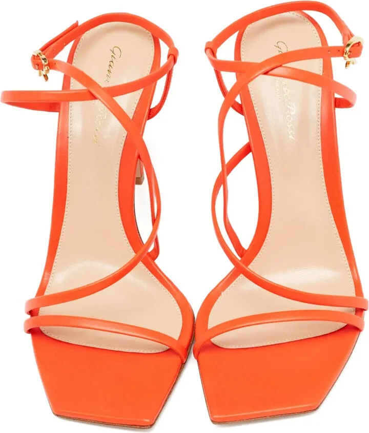 Pre-owned 100mm strappy sandals - Image 5