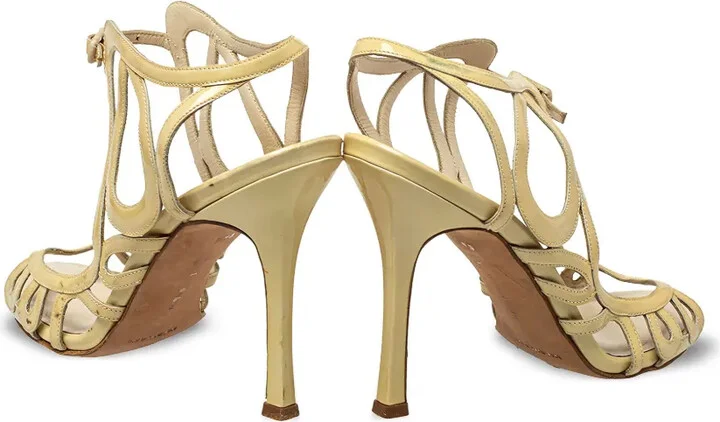 Pre-Owned 100mm Strappy Stiletto Sandals - Image 3