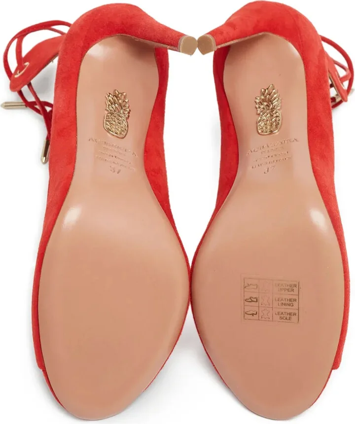 pre-owned 100mm Tango laced sandals - Image 5