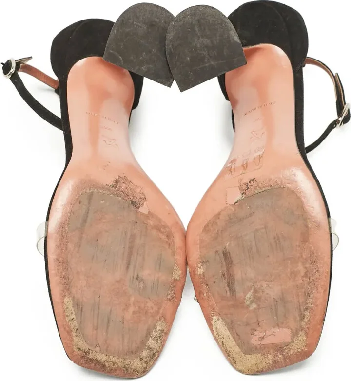 pre-owned 100mm Vita embellished sandals - Image 5
