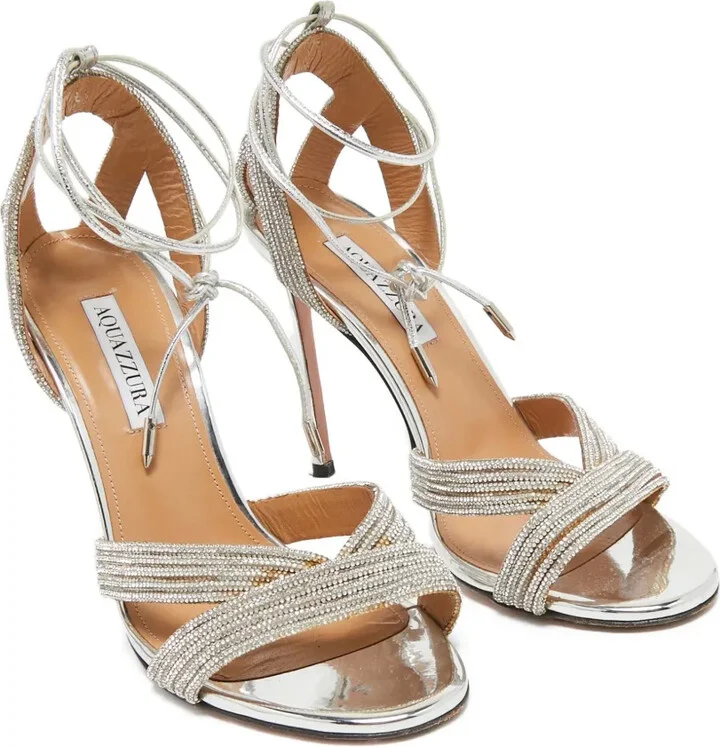 pre-owned 105 Ari crystal-embellished sandals - Image 2