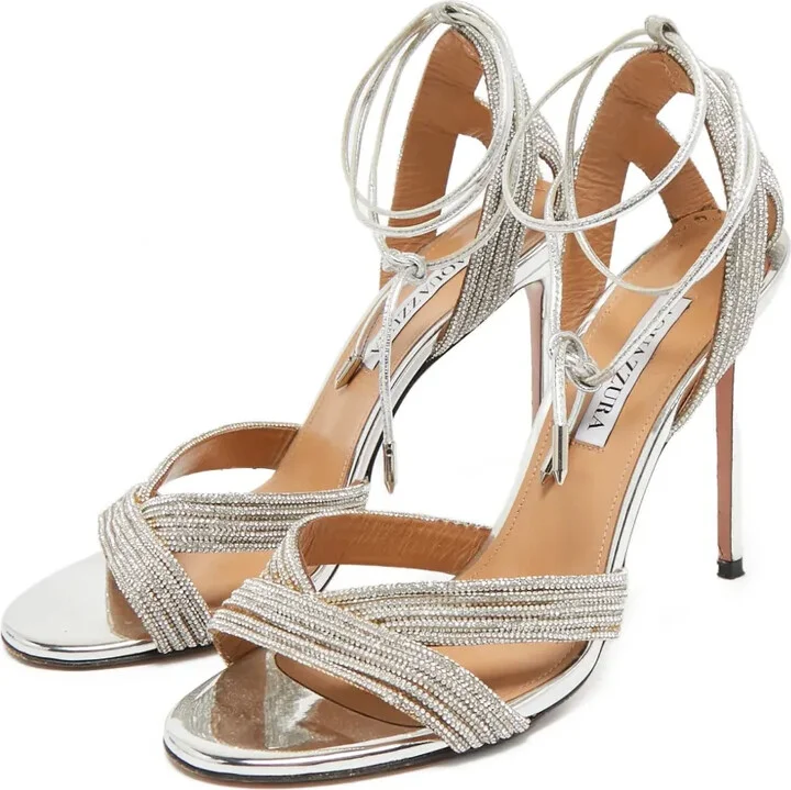 pre-owned 105 Ari crystal-embellished sandals - Image 4
