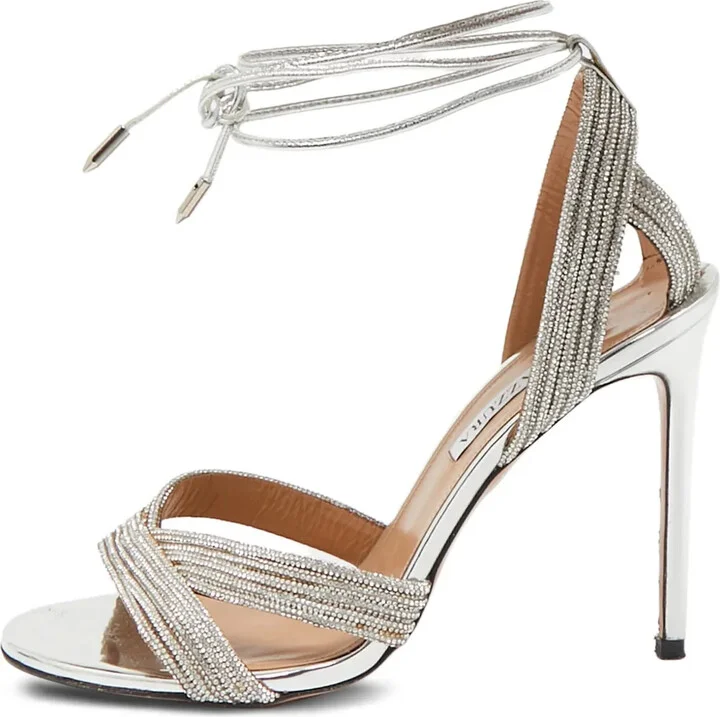 pre-owned 105 Ari crystal-embellished sandals