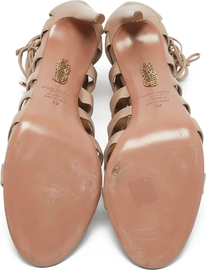 pre-owned 105mm Amazon strappy high-heel sandals - Image 5