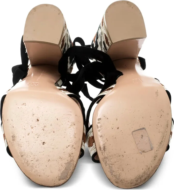 pre-owned 105mm Cheyenne sandals - Image 4