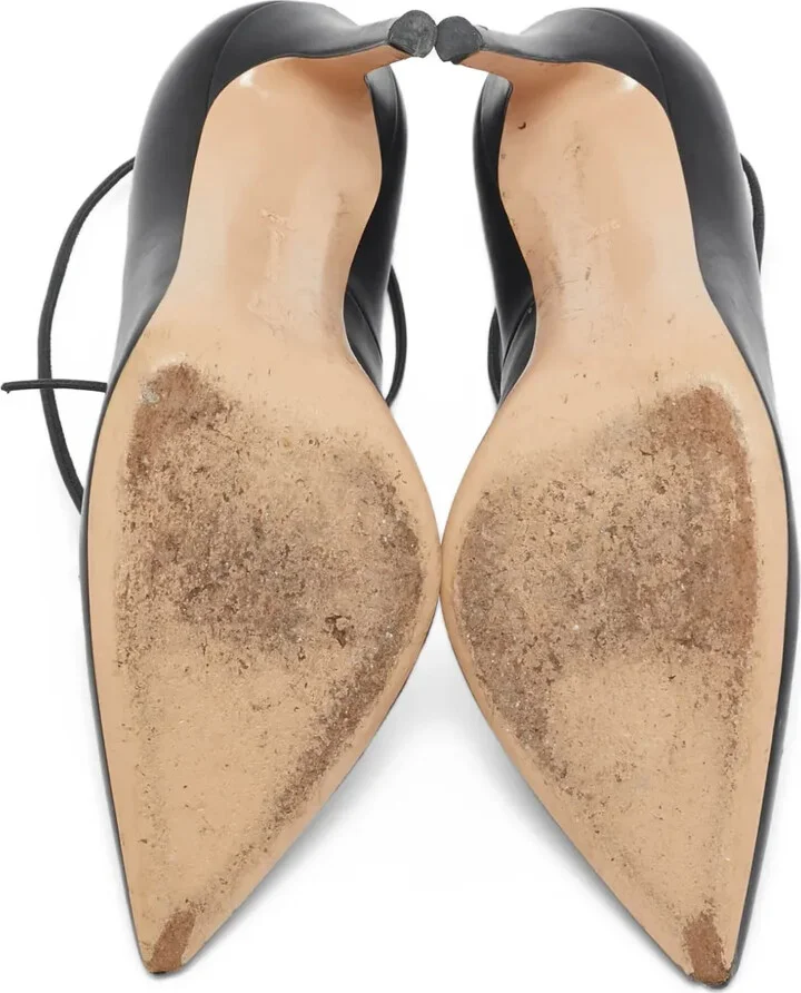 pre-owned 105mm Femi lace-up pumps - Image 4