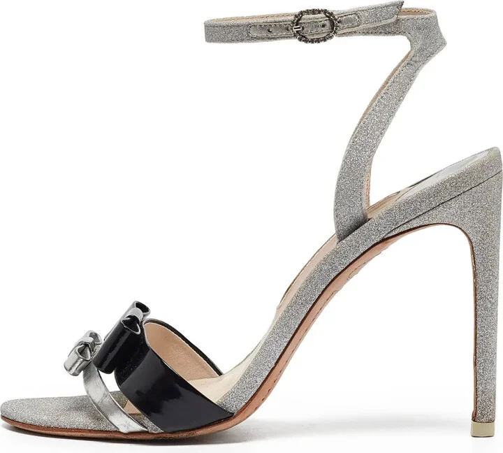 Pre-Owned 105mm Glitter-Embellished Sandals
