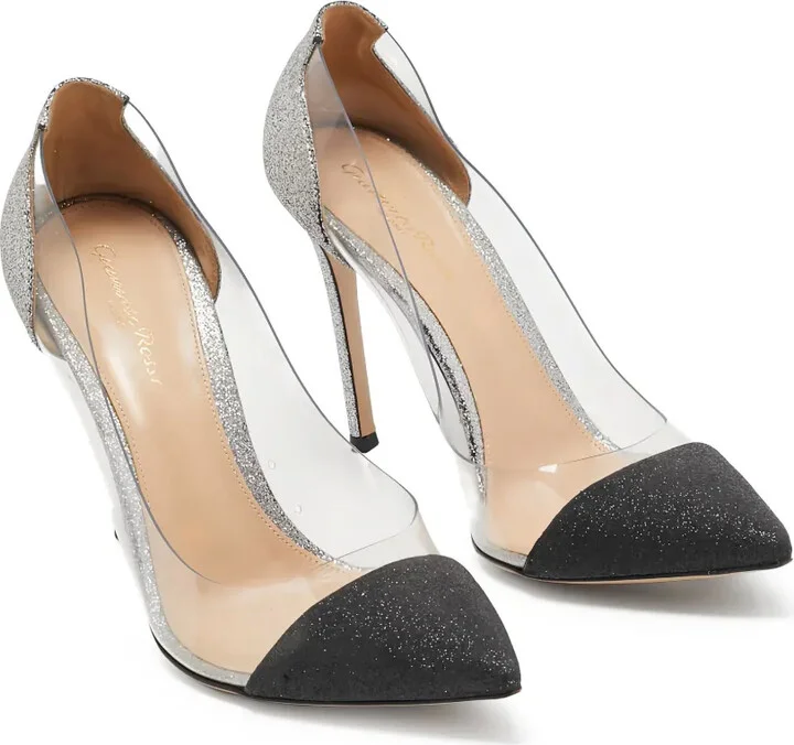 Pre-Owned 105mm Glitter Pumps - Image 2