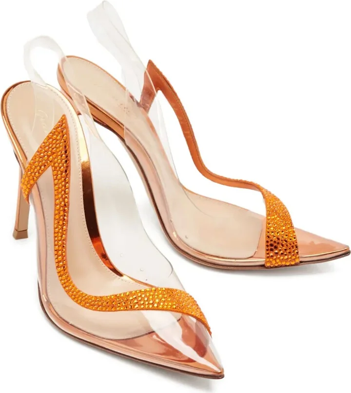 pre-owned 105mm Hortensia pumps - Image 2