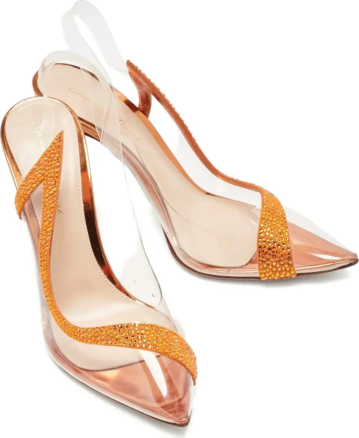 pre-owned 105mm Hortensia pumps - Image 2