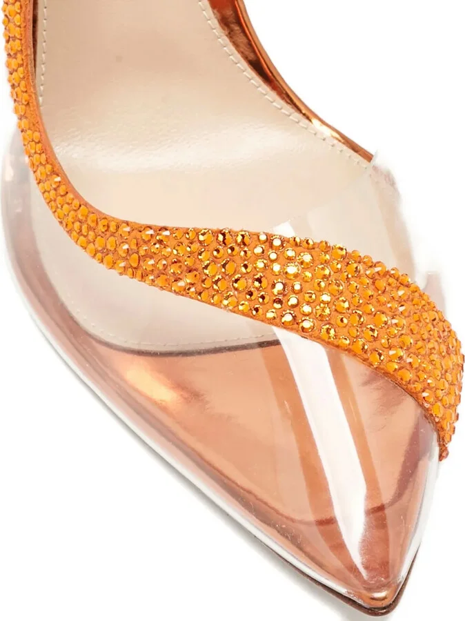 pre-owned 105mm Hortensia pumps - Image 3