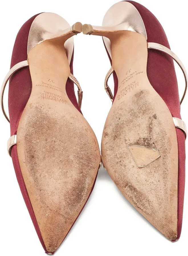 pre-owned 105mm Maureen pointed-toe mules - Image 5