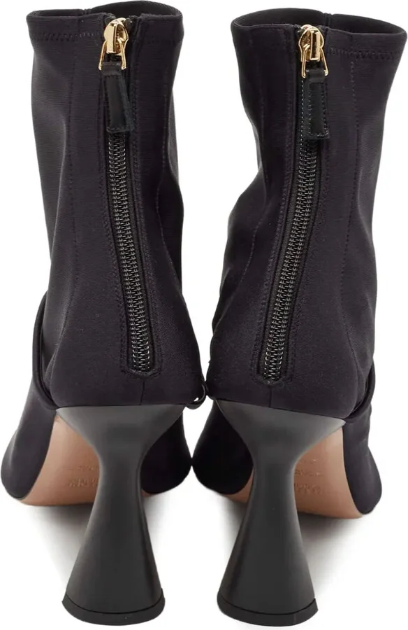 pre-owned 105mm Oliana suede pointed-toe ankle boots - Image 3