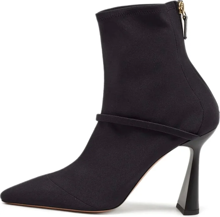 pre-owned 105mm Oliana suede pointed-toe ankle boots