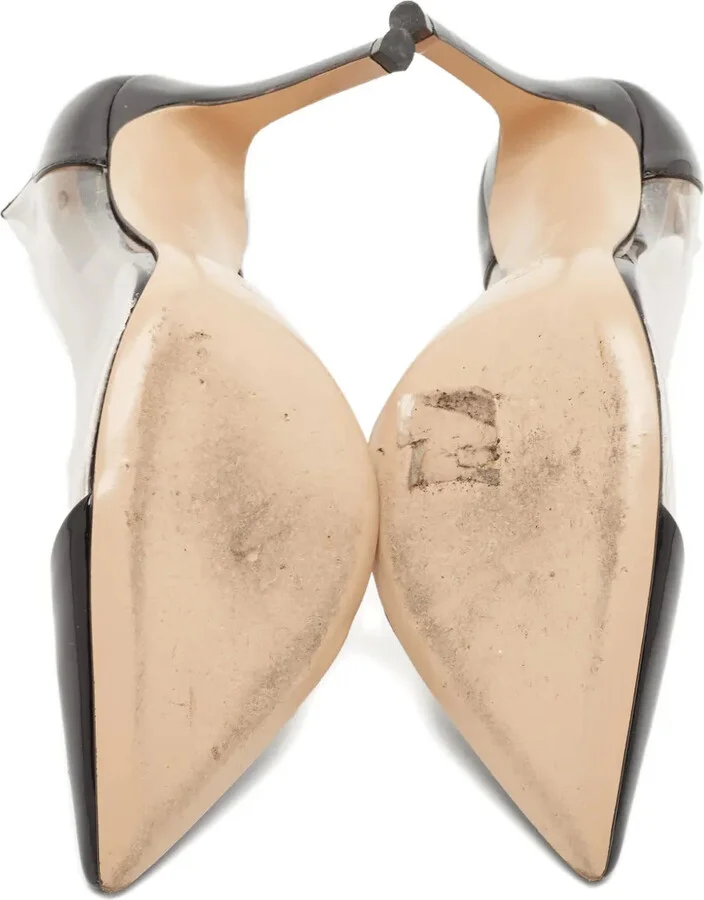 Pre-owned 105mm panelled pumps - Image 4